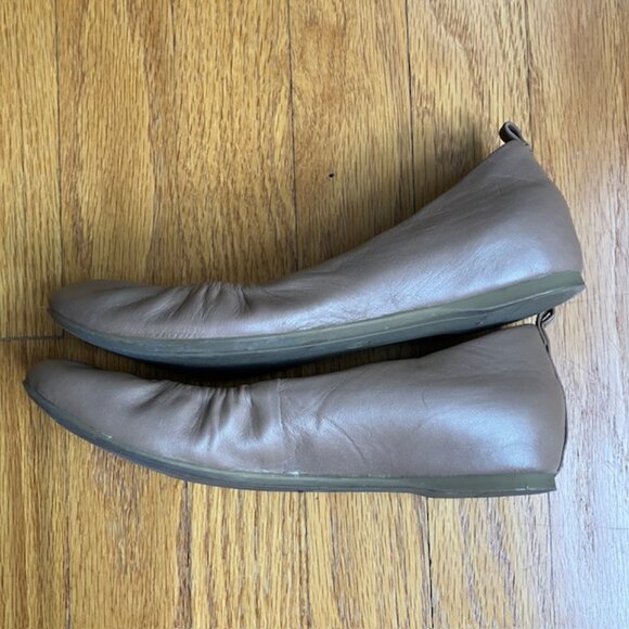Nine West Carmen Tan leather Ballet flats size 5.5 - Picture 5 of 10